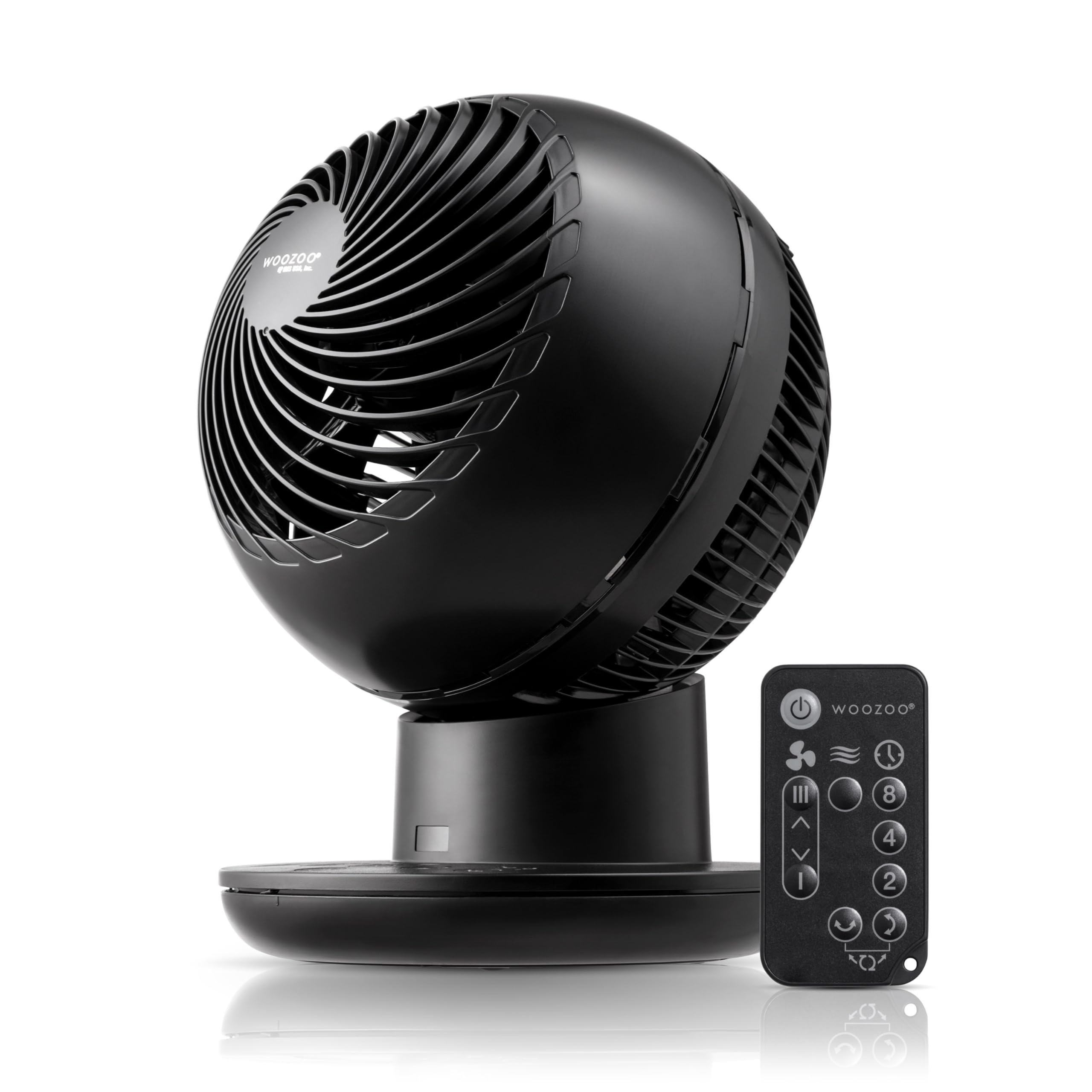 IRIS USA WOOZOO front view showing fan grille and airflow benefit
