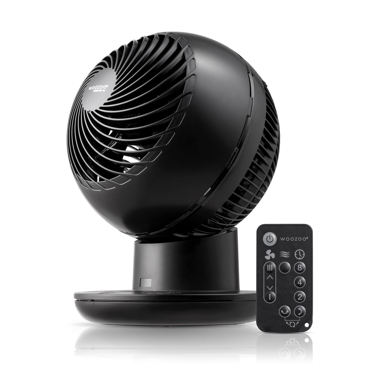 IRIS USA WOOZOO front view showing fan grille and airflow benefit