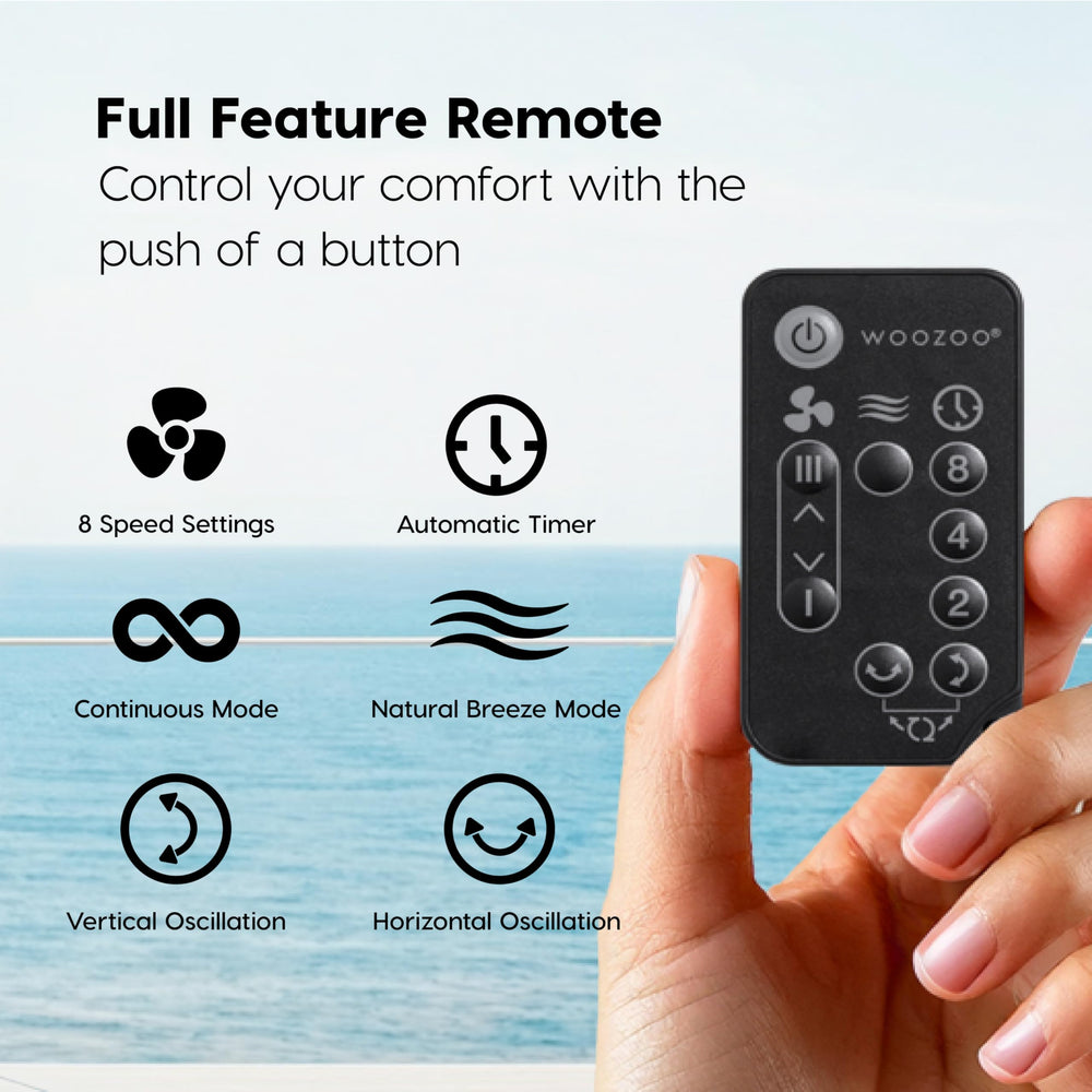 IRIS USA WOOZOO in a living room illustrating whole-room circulation benefit
