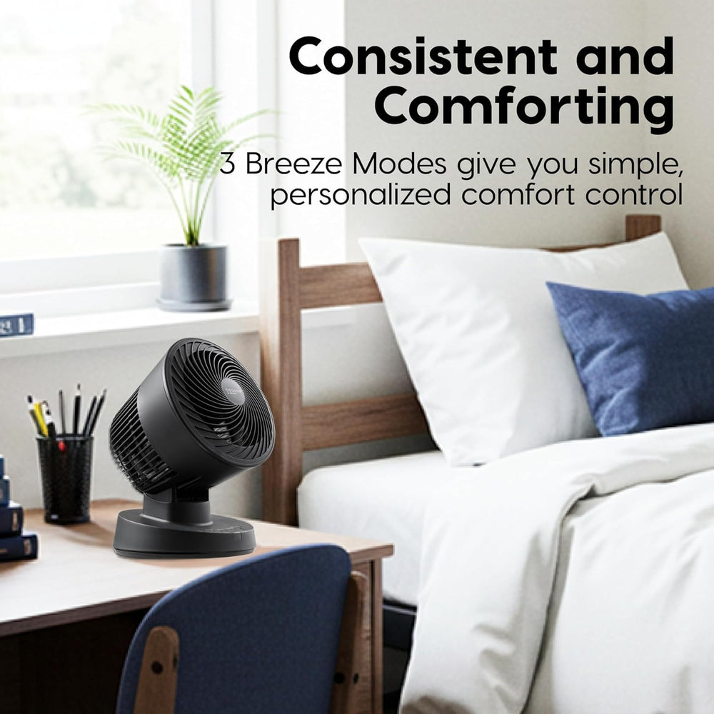 IRIS USA WOOZOO next to laptop to show compact size and portable cooling capability