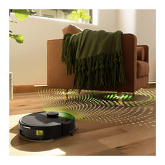 iRobot Roomba 105 AutoEmpty dock front view capturing dust for long periods benefit hands-free maintenance