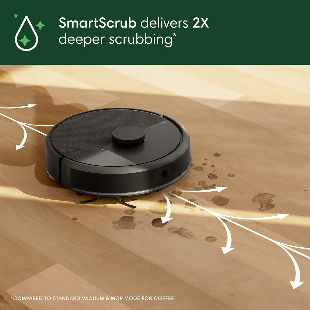iRobot Roomba 105 AutoEmpty dock bag removed to show sealed disposal for allergen containment