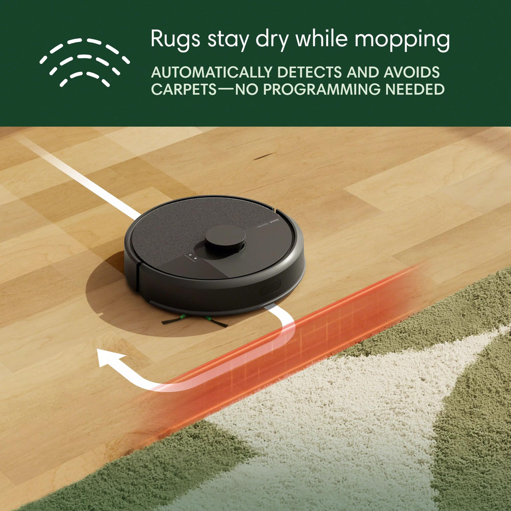 iRobot Roomba 105 suction demo on debris pile showing powerful pickup benefit deeper clean