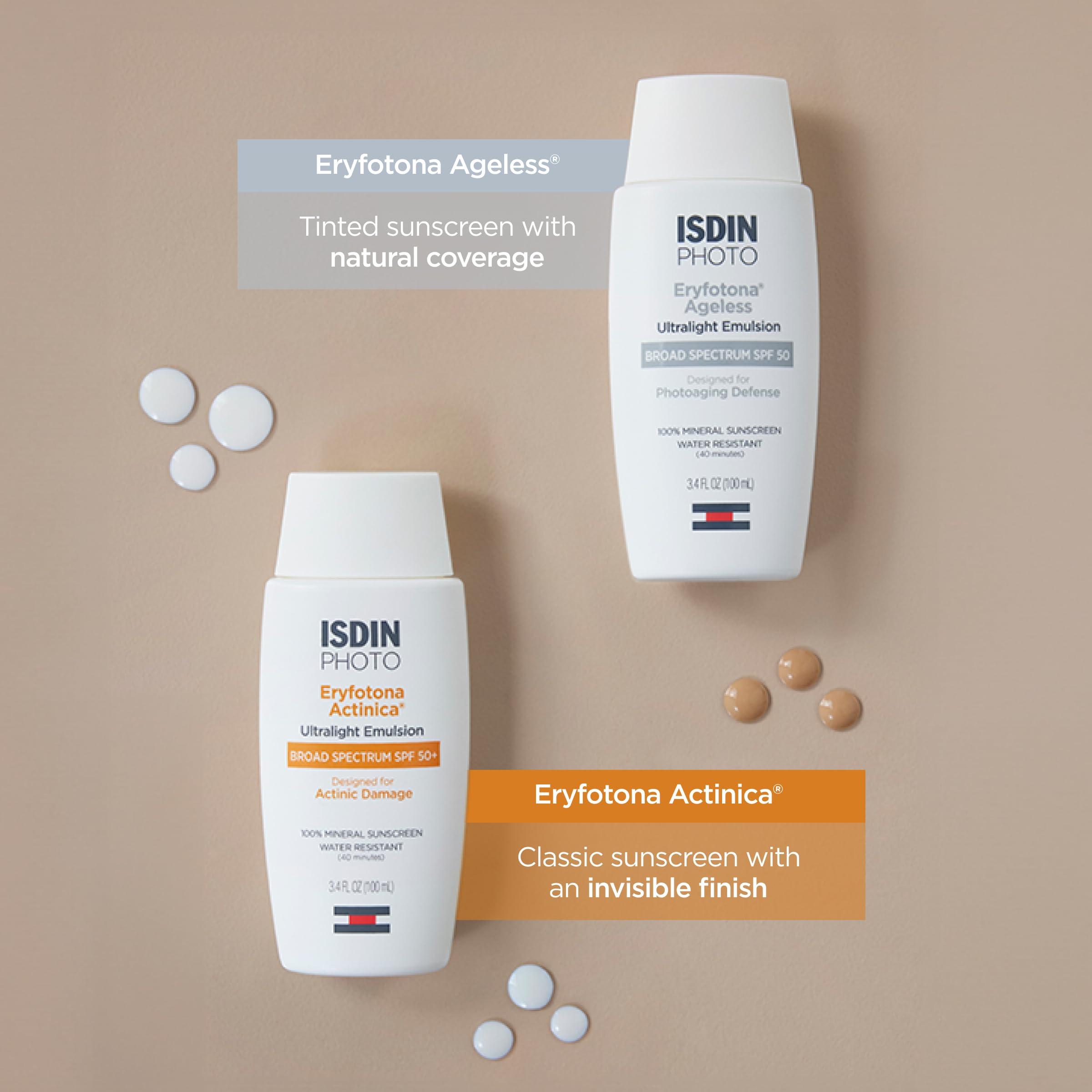 ISDIN lifestyle on vanity emphasizing daily skincare routine
