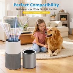 iSingo side angle of filter highlighting shape for easy installation benefit