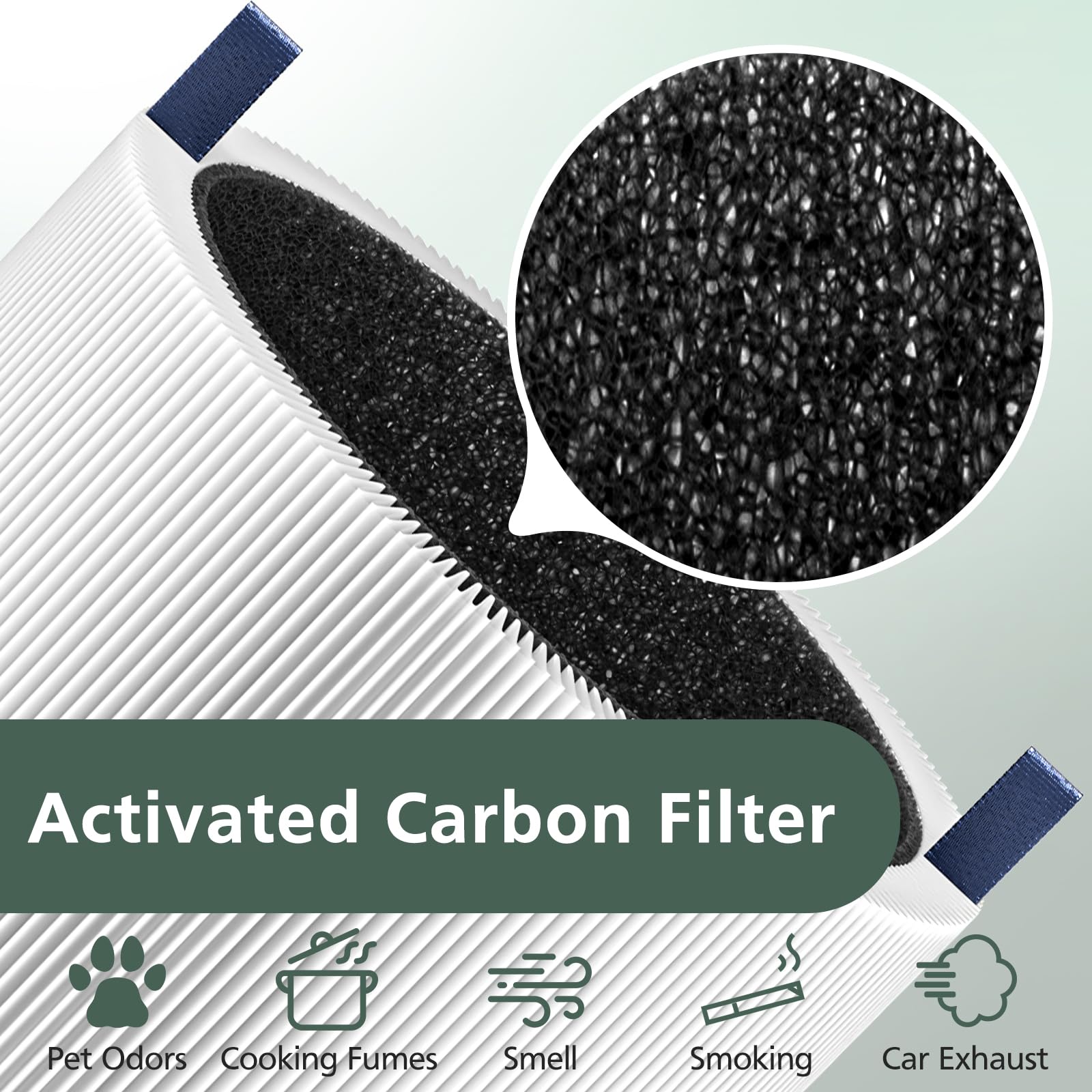 isinlive filter beside ruler showing 8.27 inch height for correct fit