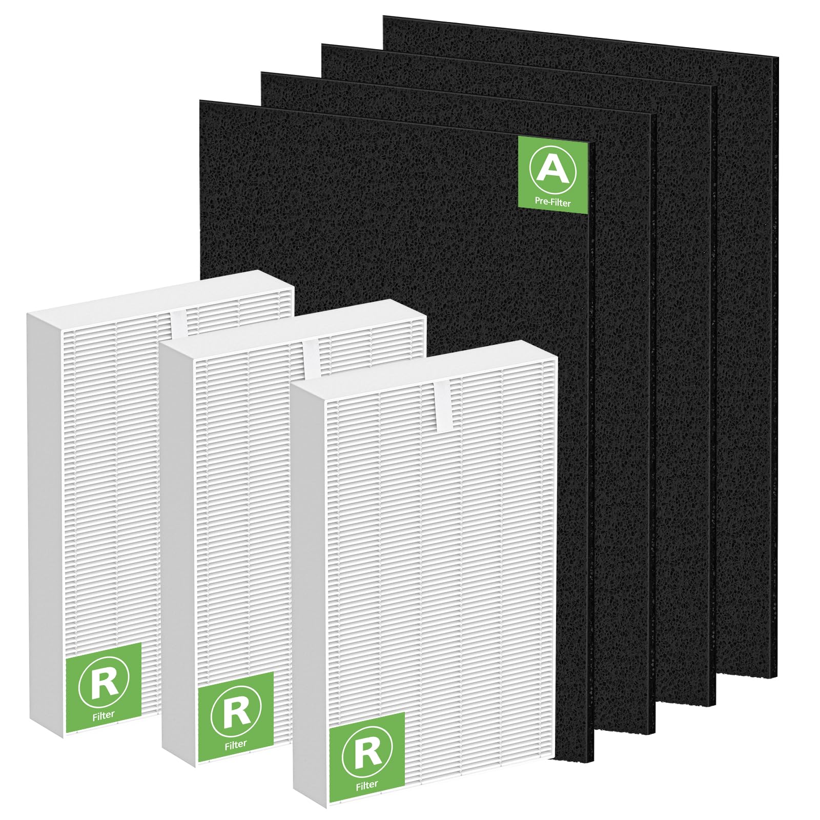 isinlive front packaging showing replacement filters and clear fit benefit