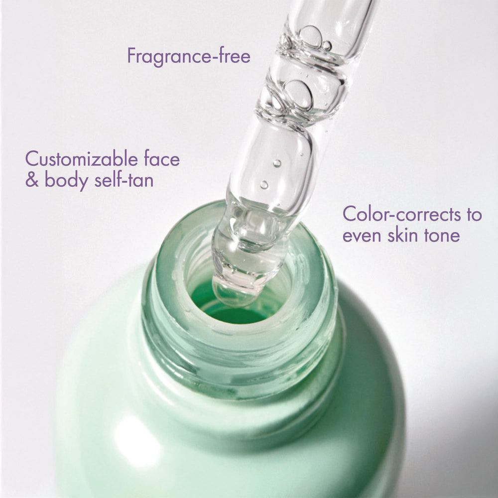 Isle of Paradise body application with mitt for even coverage