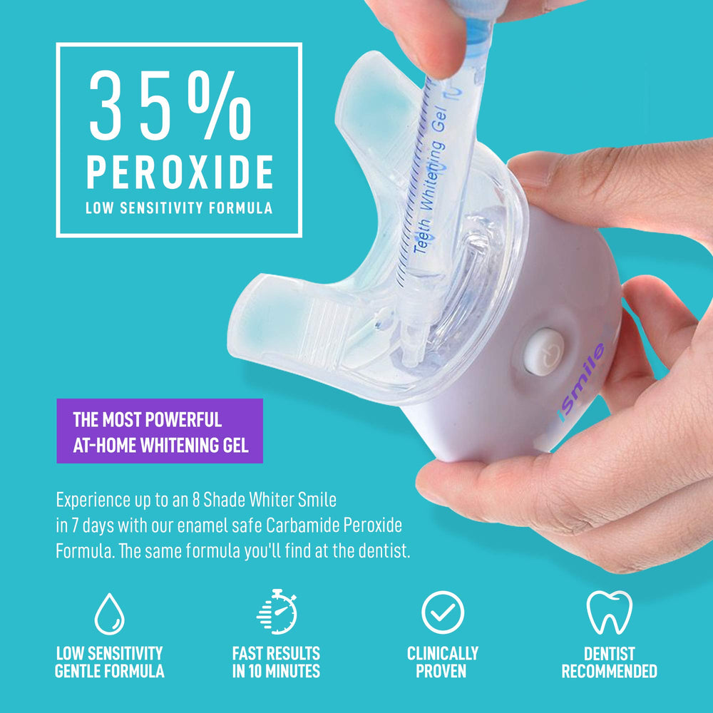 iSmile universal silicone mouth tray close-up for comfortable fit