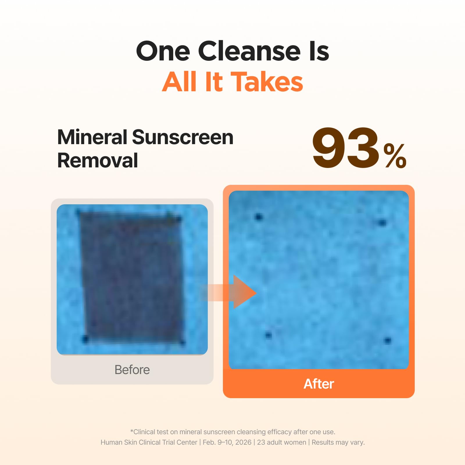 IsNtree applied without foam demonstrating low-irritation cleansing method