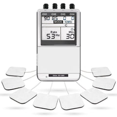 iSTIM front view of EV-805 unit showing controls and benefit of easy operation