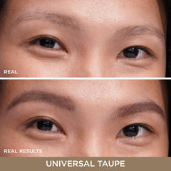 IT Cosmetics oval tip close-up demonstrating hairlike stroke precision and natural finish