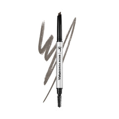 IT Cosmetics pencil front packaging showing branding and shade for easy identification and travel
