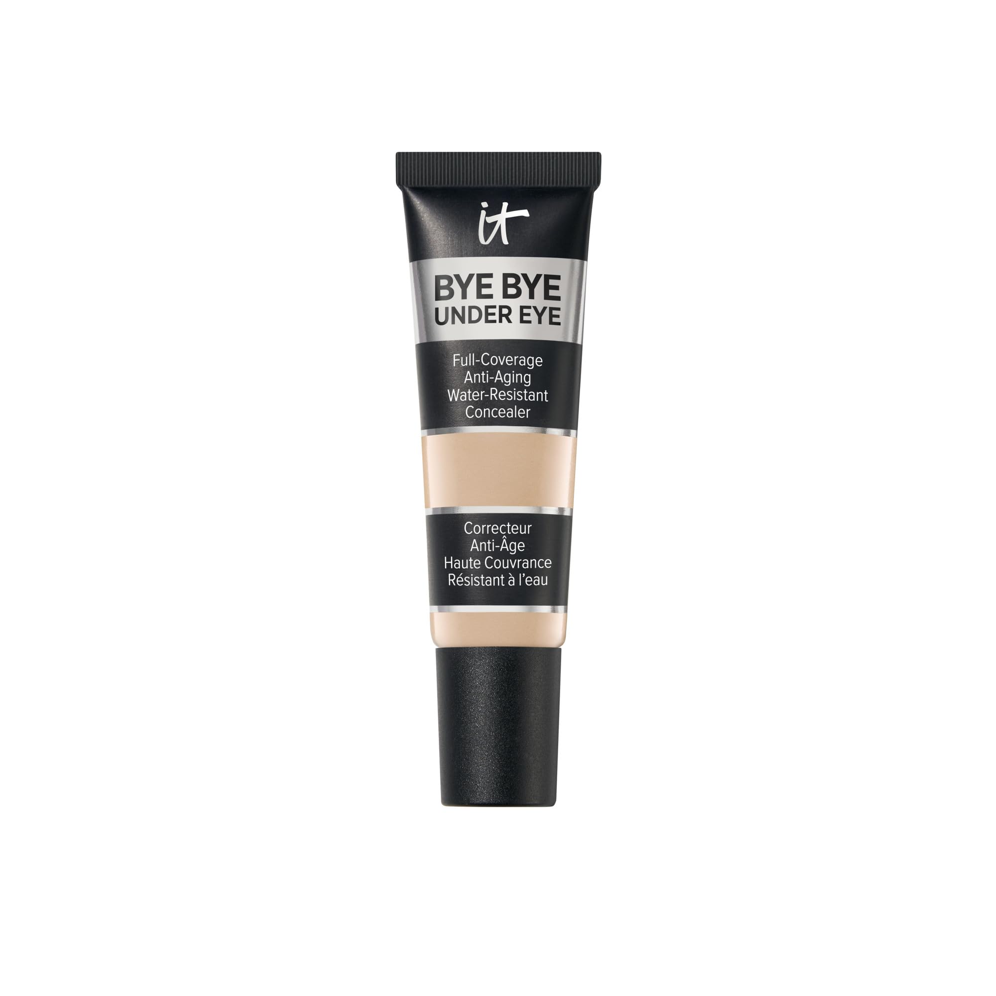 IT Cosmetics concealer front packaging showing product and shade for easy identification
