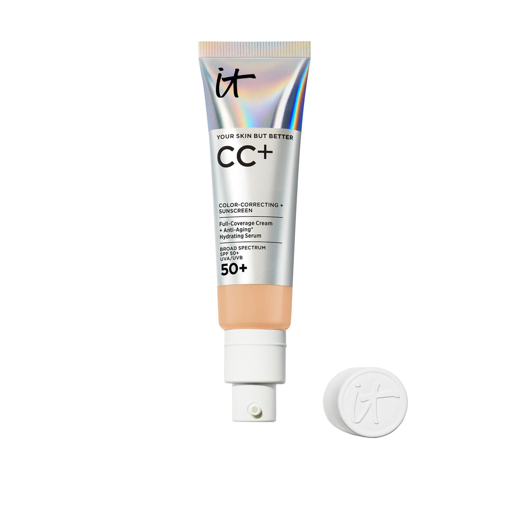 IT Cosmetics front packaging showing Medium (N) shade and SPF benefit