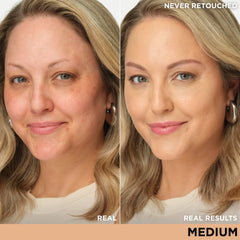IT Cosmetics pump dispensing CC+ Cream highlighting quick application