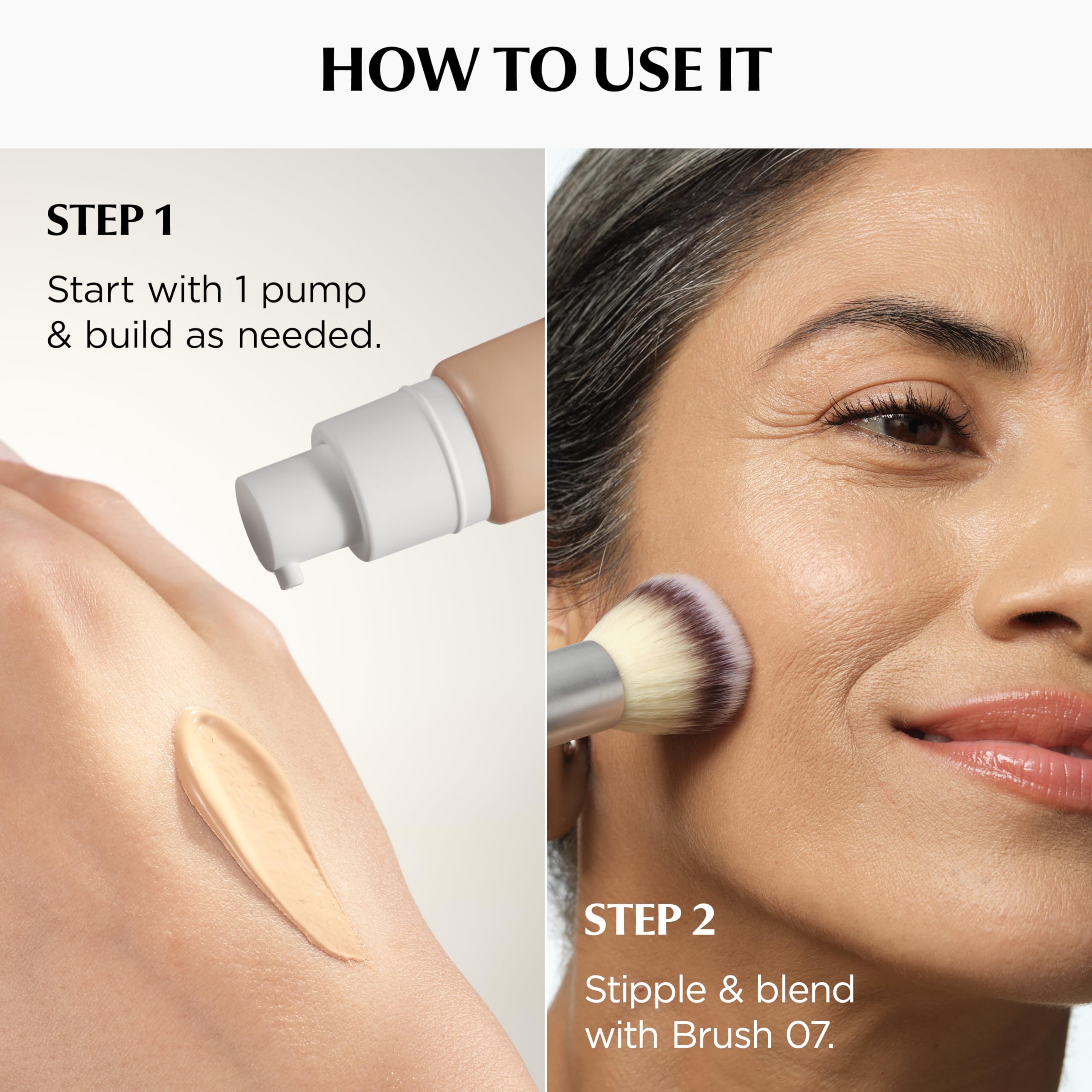 IT Cosmetics on model in daylight showing radiant, natural finish
