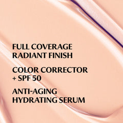 IT Cosmetics cream swatch texture showing smooth, luminous blendability