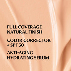 IT Cosmetics CC+ Cream creamy texture swatch highlighting hydrating smooth finish