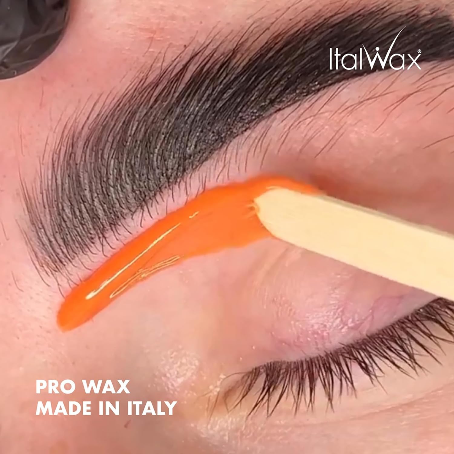 Italwax Coral label close-up highlighting Made in Italy quality assurance