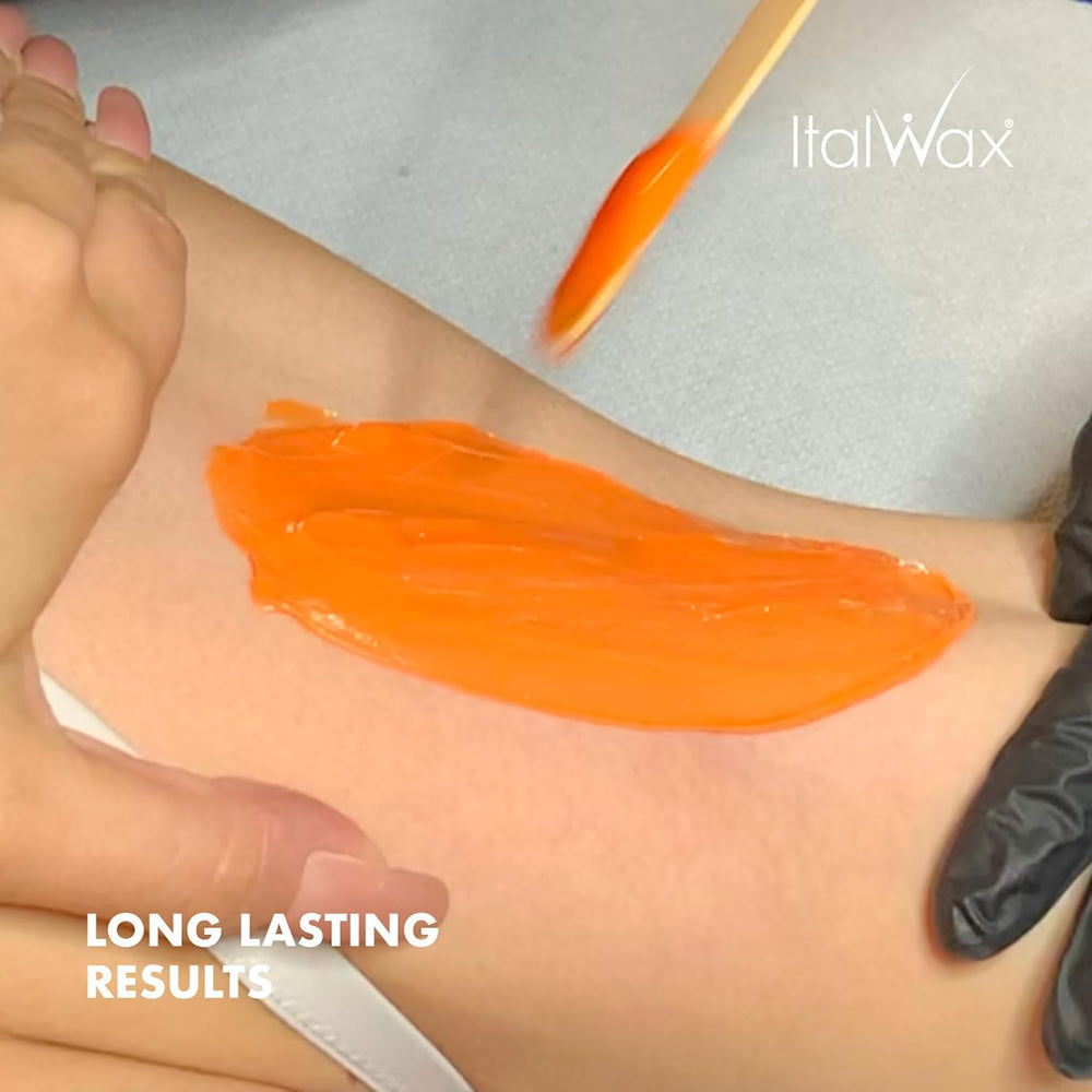 Italwax Coral in salon setup showing professional use and reliable results