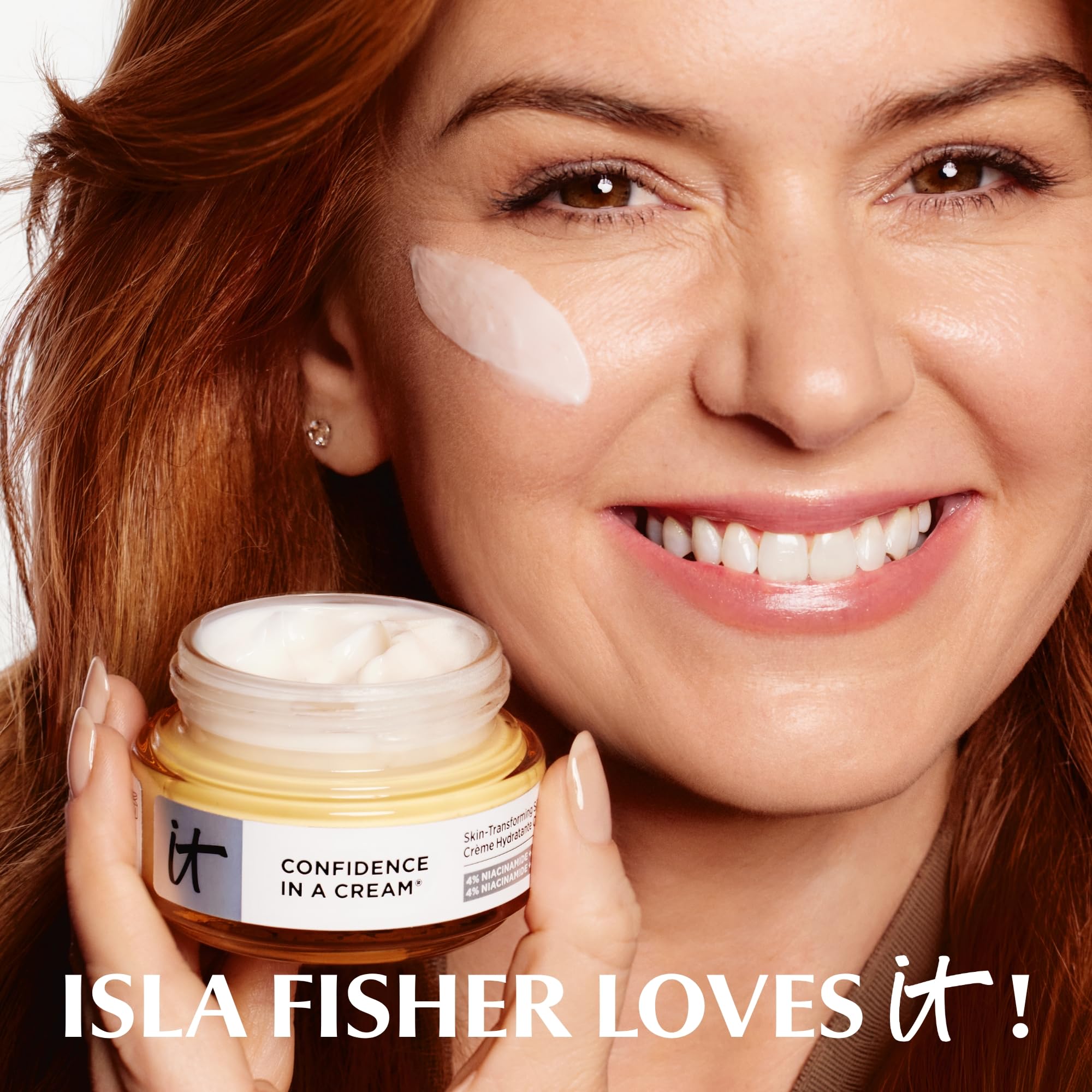 IT Cosmetics applying to hand demonstrating hydration and barrier support