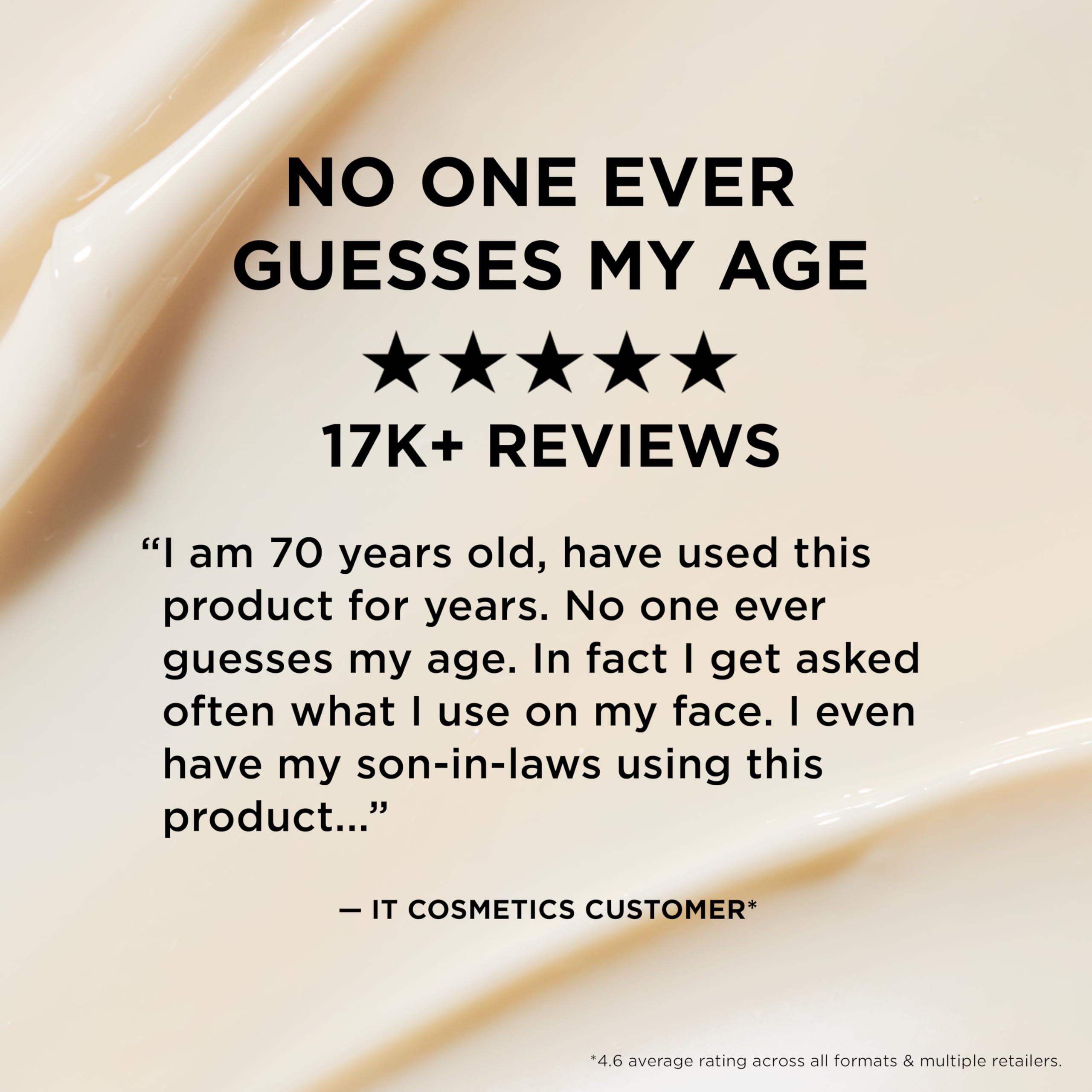 IT Cosmetics cap recycled plastic detail highlighting reduced-plastic packaging benefit