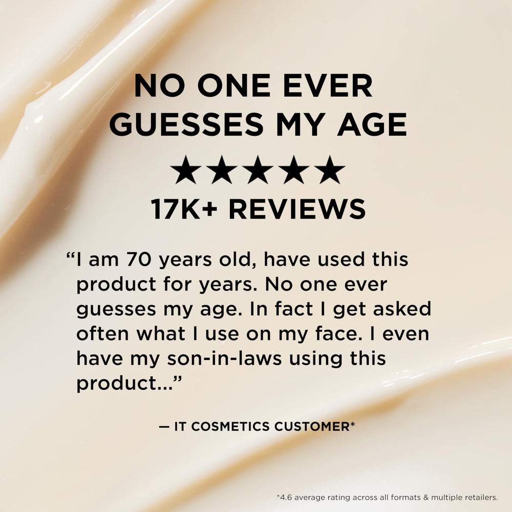 IT Cosmetics cap recycled plastic detail highlighting reduced-plastic packaging benefit