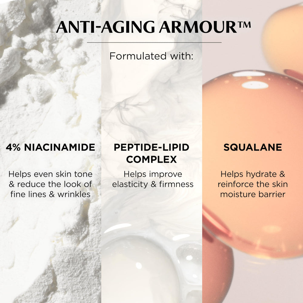 IT Cosmetics face application lifestyle image showing youthful-looking, dewy skin