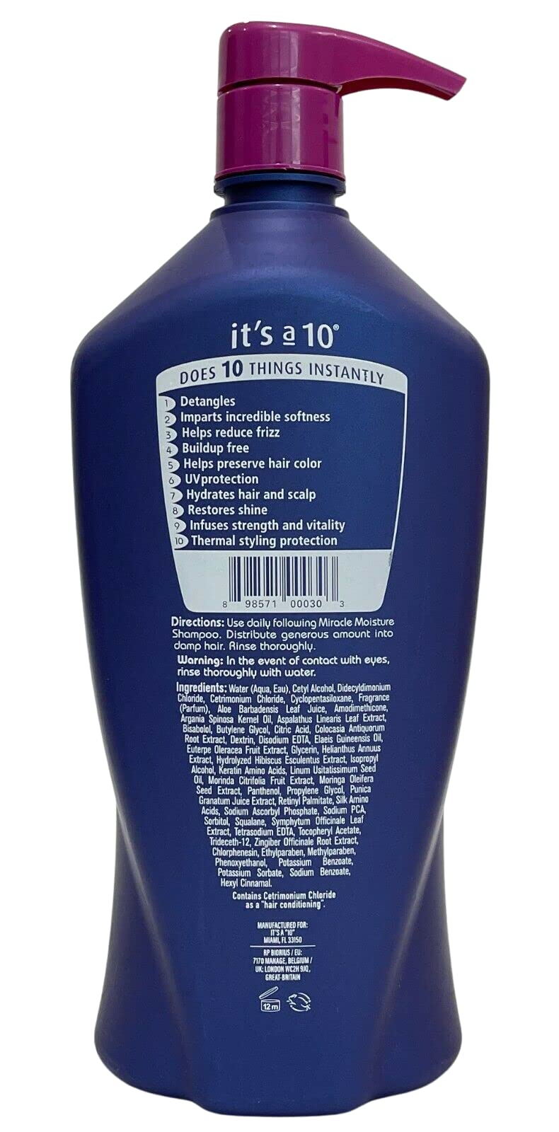 It’s A 10 cream texture close-up illustrating lightweight moisture and detangling benefit