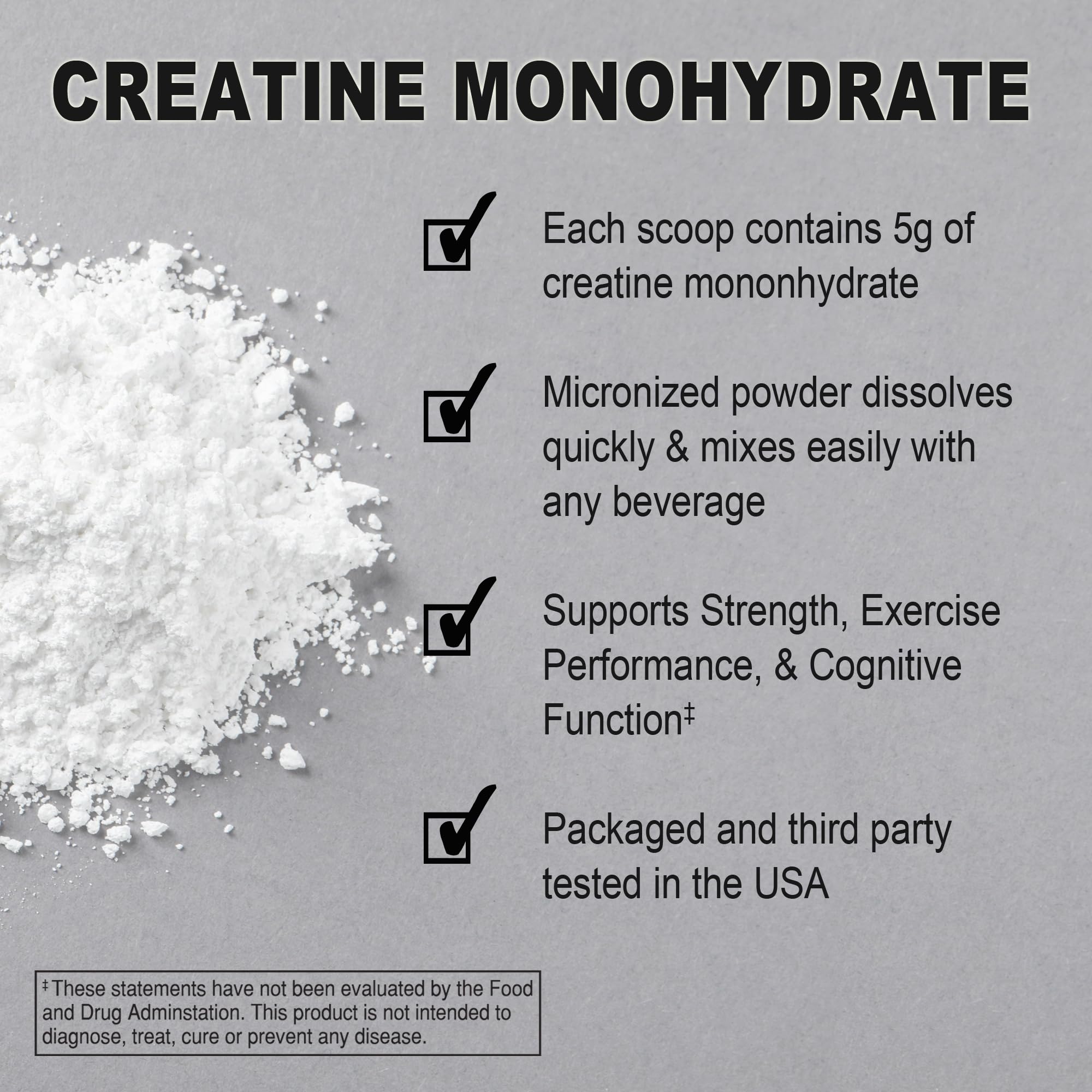 It's Just! product label close-up showing manufacturing and purity details for buyer confidence