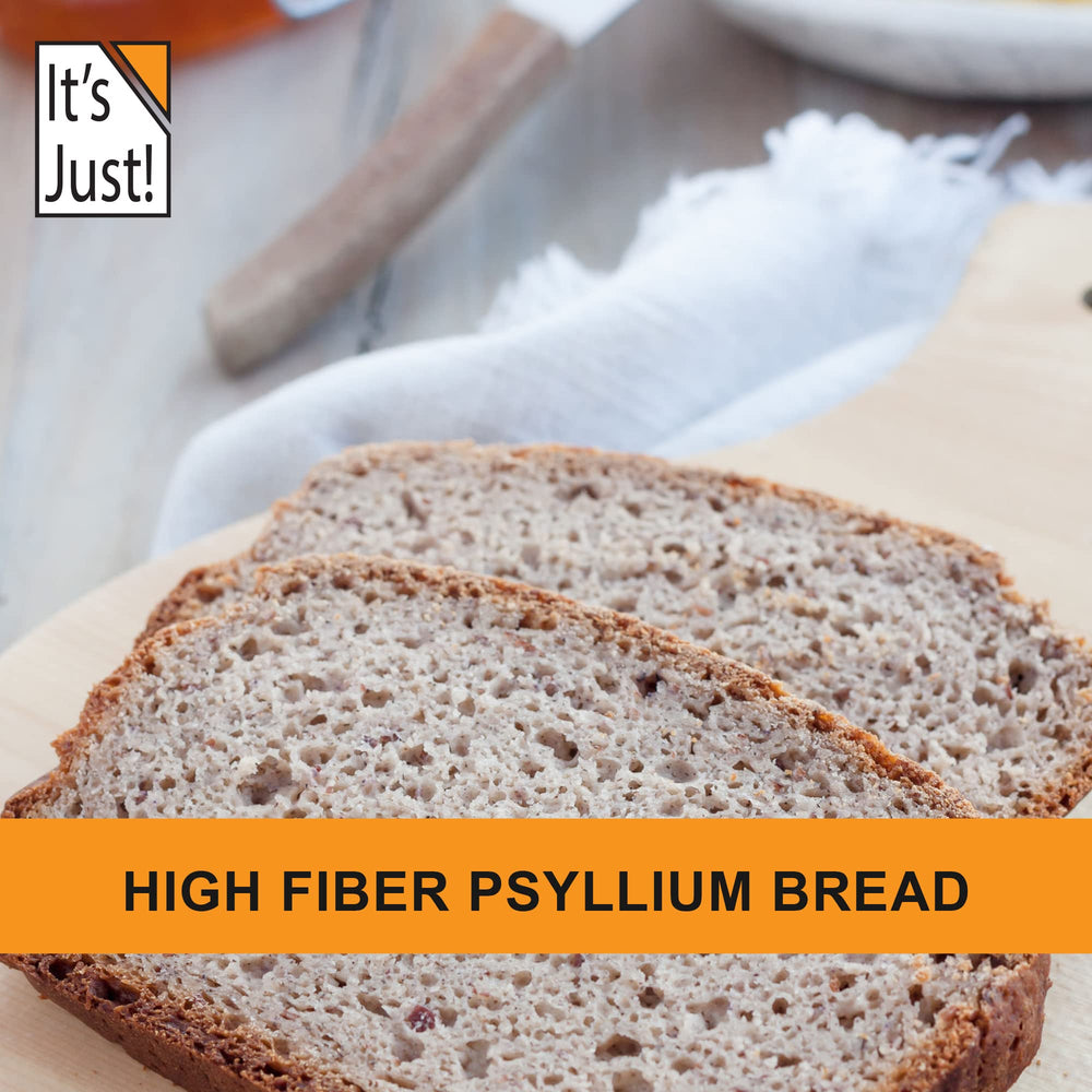 It's Just! psyllium forming hydrated gel in water for reliable thickening
