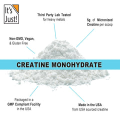 It's Just! powder mixing in glass emphasizing smooth blendability without clumps