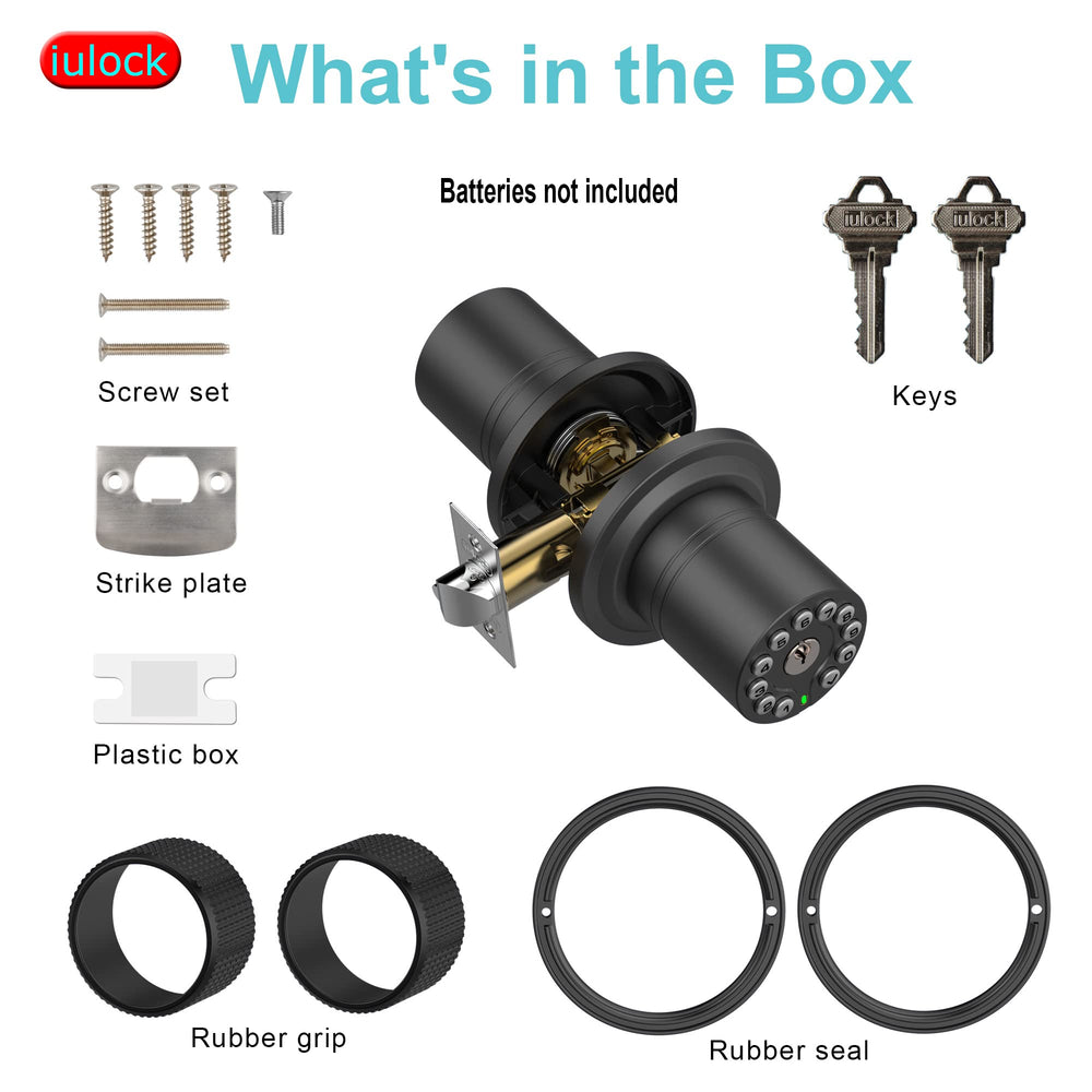 iulock scale comparison with screwdriver showing simple DIY install