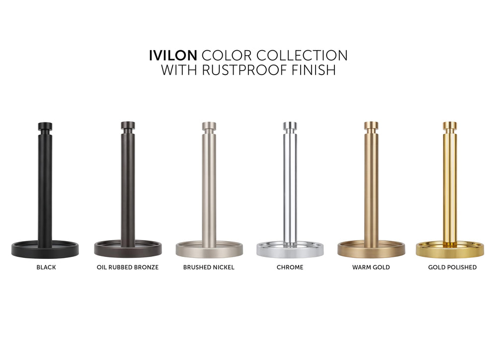 Ivilon warm gold in kitchen lifestyle setting adding warm accent and practical access