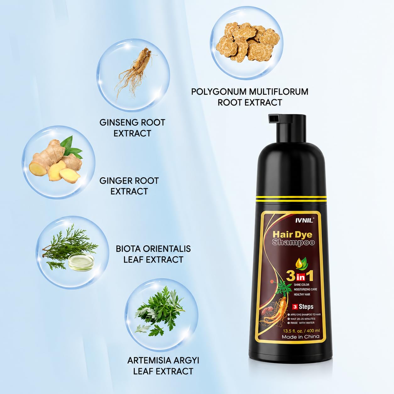 Ivnil senior couple using shampoo at home showing comfortable easy application