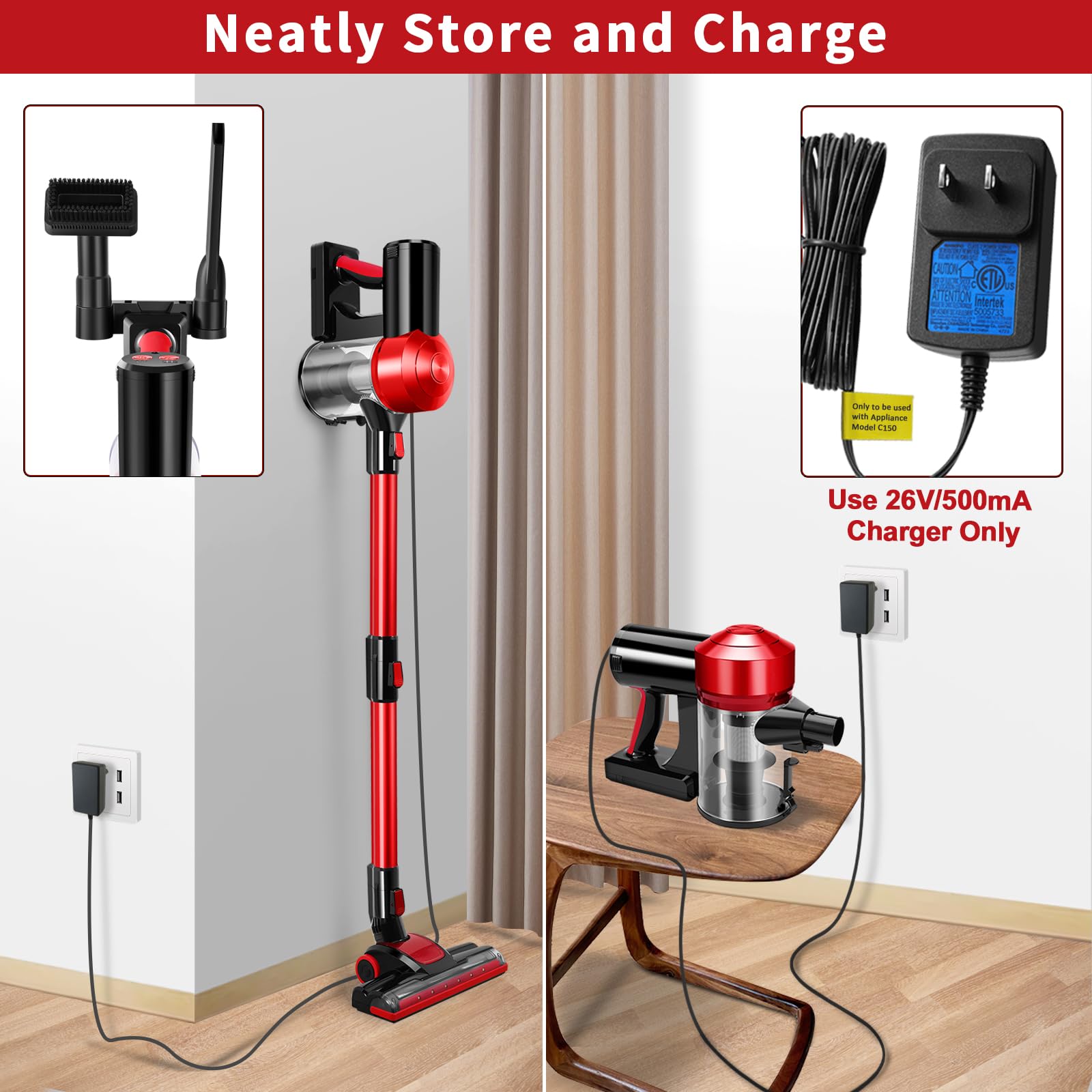 iwoly C150 next to chair to show scale, highlights compact portability for apartments