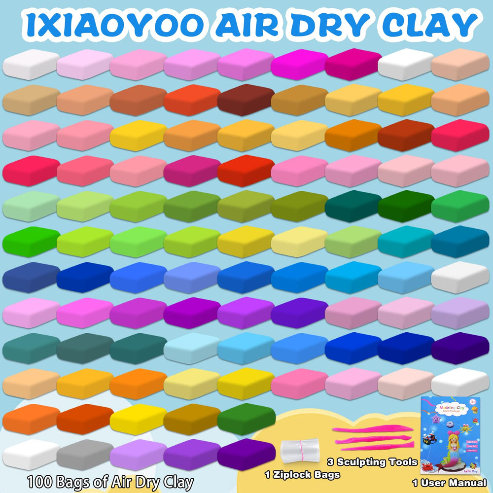 Ixiaoyoo close-up of soft foam-like clay texture showing easy molding benefit