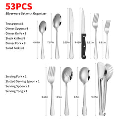Izurok serving utensils displayed on table illustrating durable handles and easy serving
