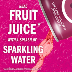 IZZE blackberry can pouring into glass with bubbles, demonstrating refreshing effervescence