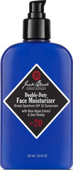 Jack Black front bottle view showing SPF 20 protection benefit