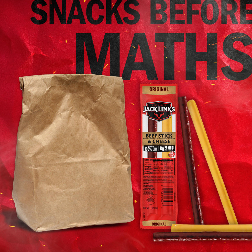 Jack Link's packed inside a lunchbox illustrating easy meal prep