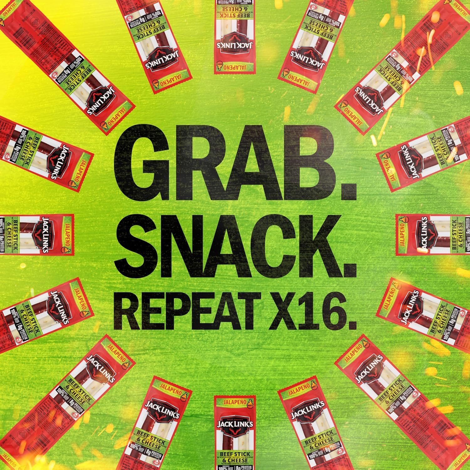 Jack Link's nutrition label close-up for clear ingredient information