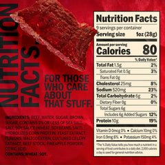 Jack Link's opened bag close-up revealing jerky and easy reseal benefit