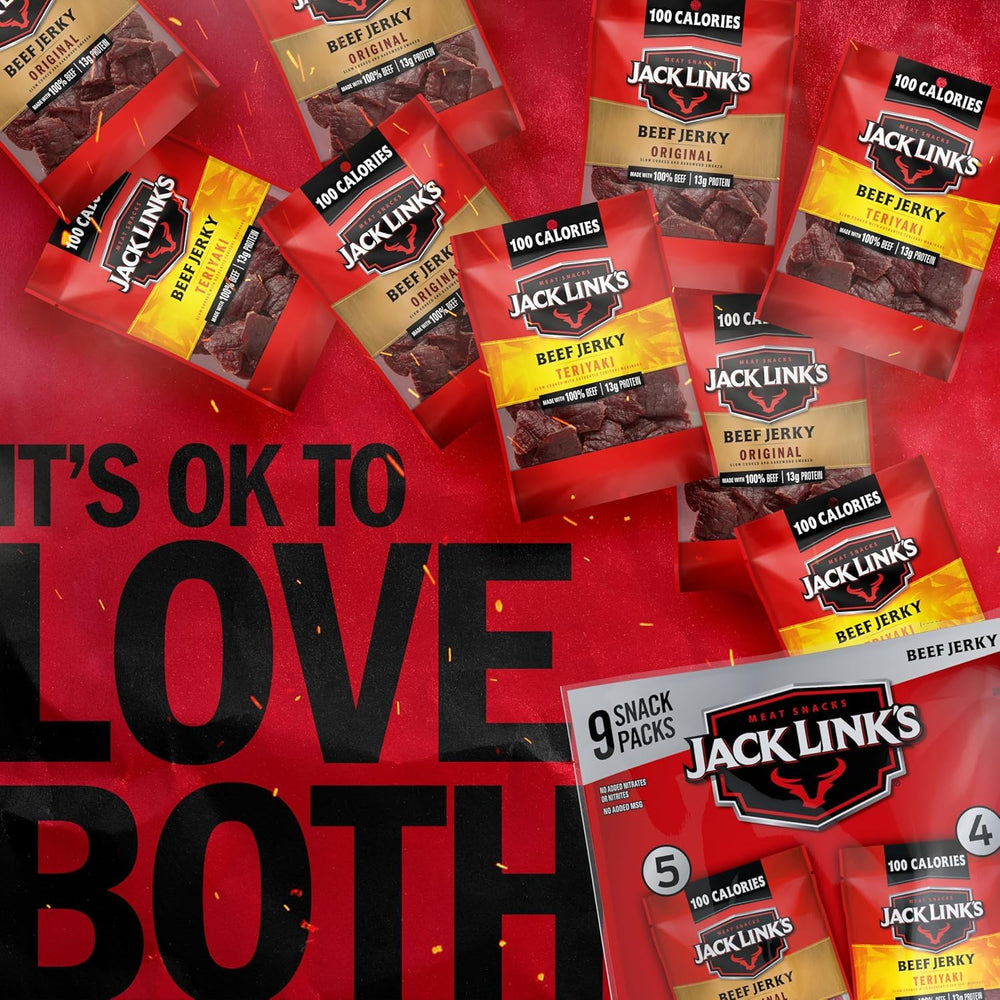 Jack Link's original jerky seasoning crust emphasizing bold, smoky flavor