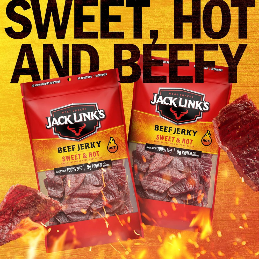 Jack Link's jerky served on wooden board for easy sharing and party appeal
