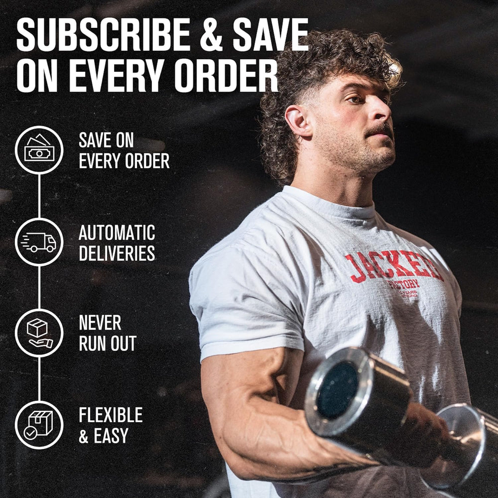 Jacked Factory creatine added to a protein shake showing versatile stacking