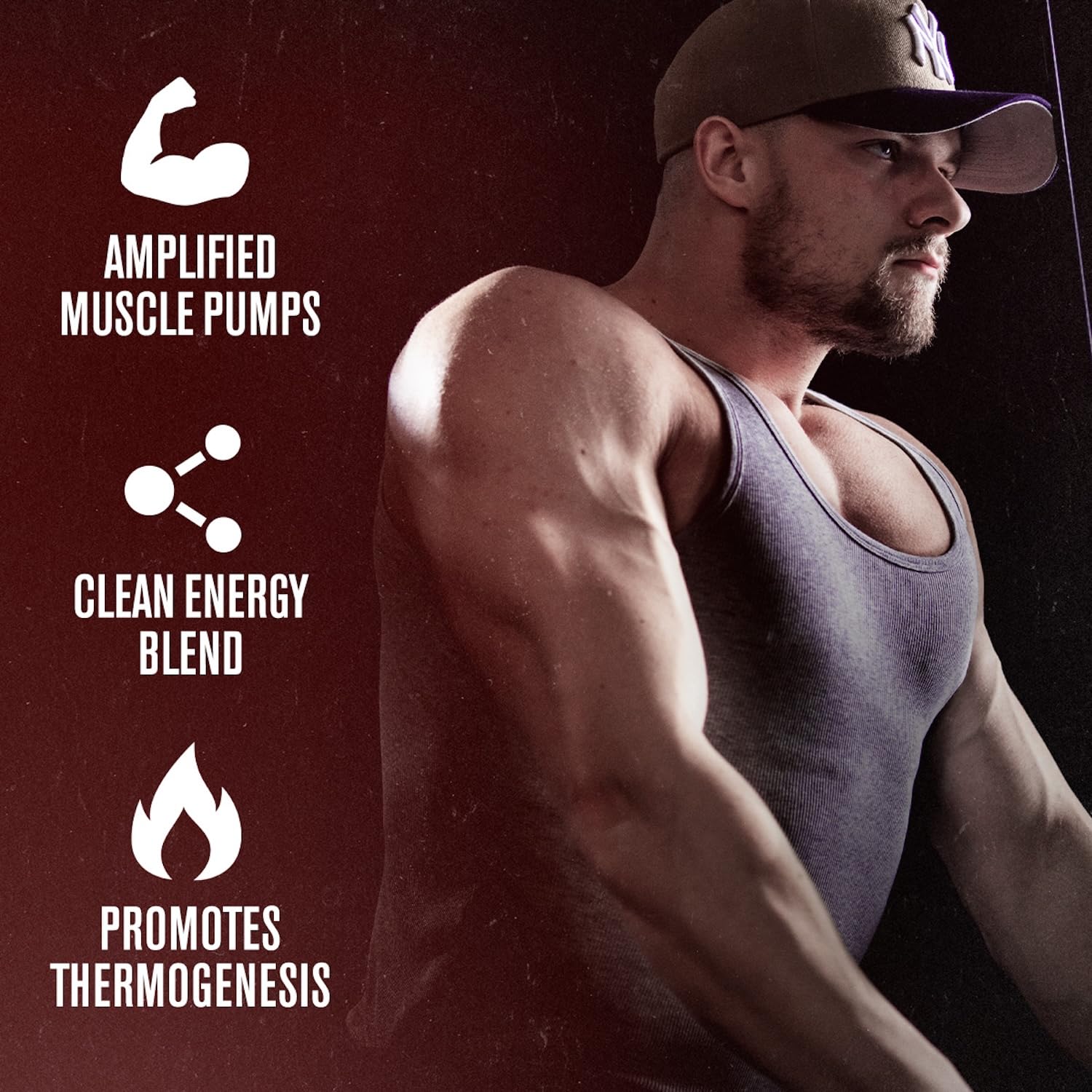 Athlete using Jacked Factory NITROSURGE Shred pre-workout in gym for energy boost