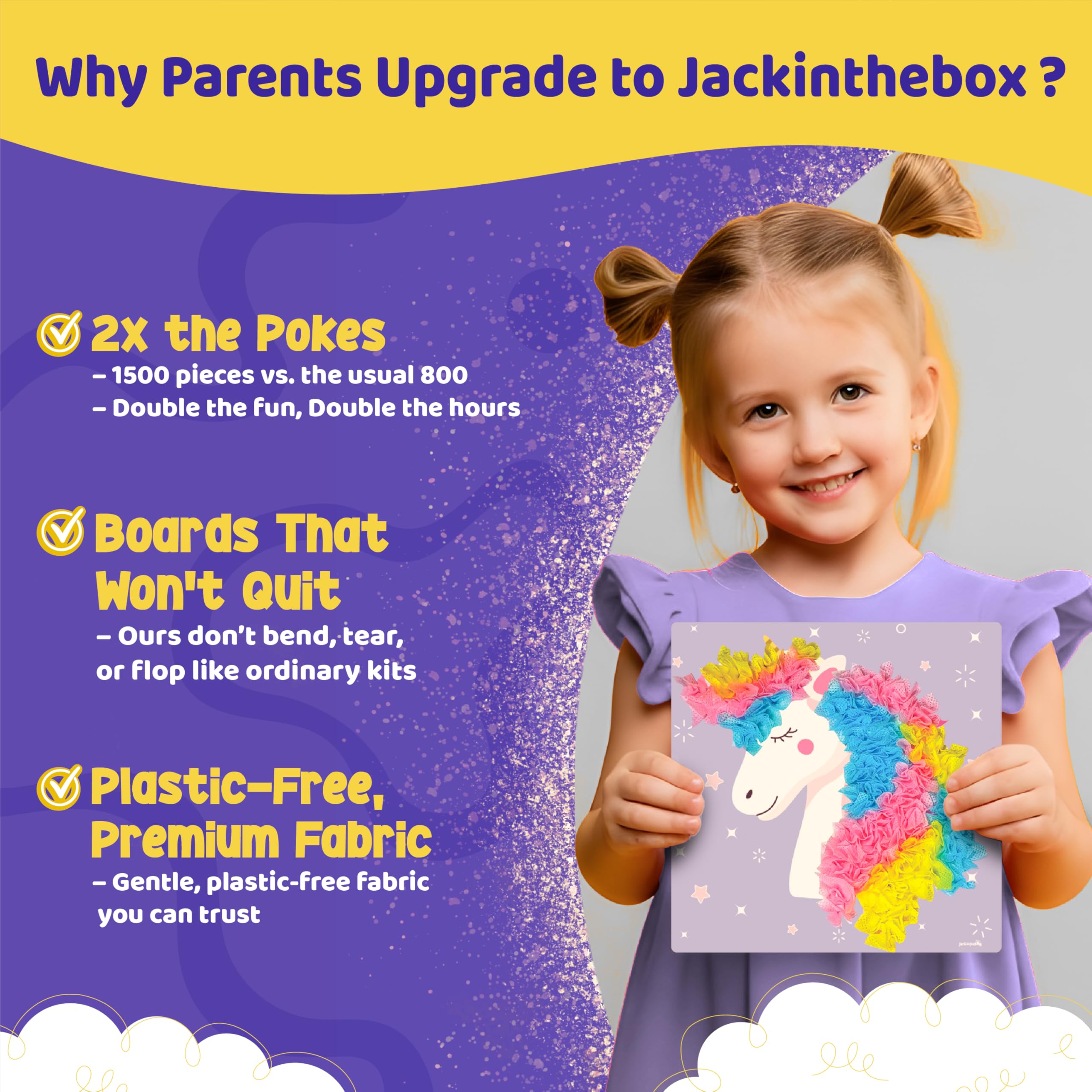 jackinthebox child using kit demonstrating independent creativity