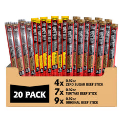 Jack Link's front packaging showing variety pack and convenience